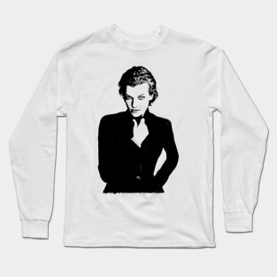 Milla Jovovich Long Sleeve T-Shirt